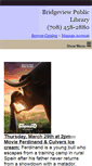 Mobile Screenshot of bridgeviewlibrary.org